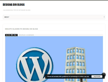 Tablet Screenshot of designadinblogg.se